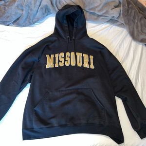 Black Missouri hoodie